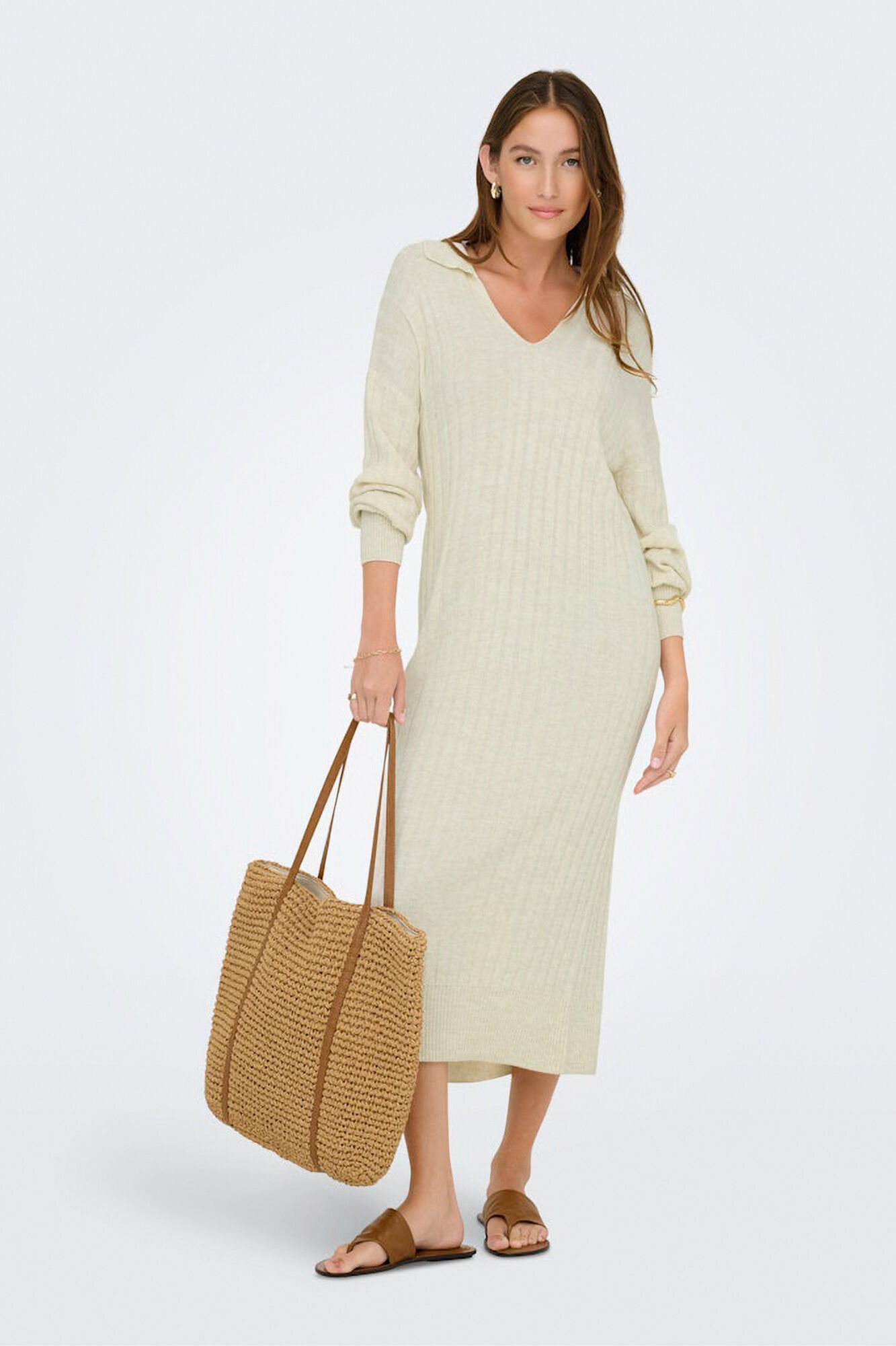 Only Vestido largo de punto