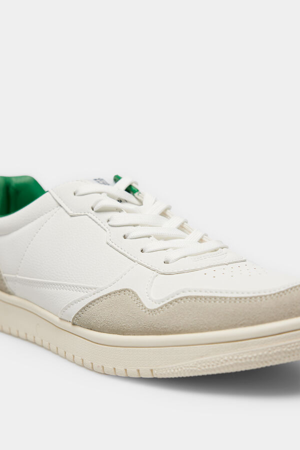 Springfield Zapatilla deportiva retro blanco