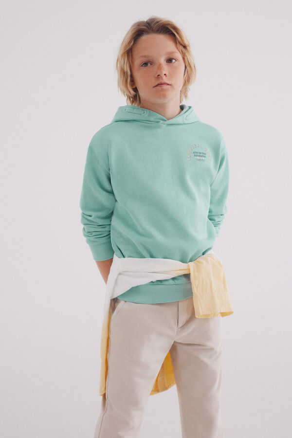 Springfield Kids Sweatshirt menino pelicano azul