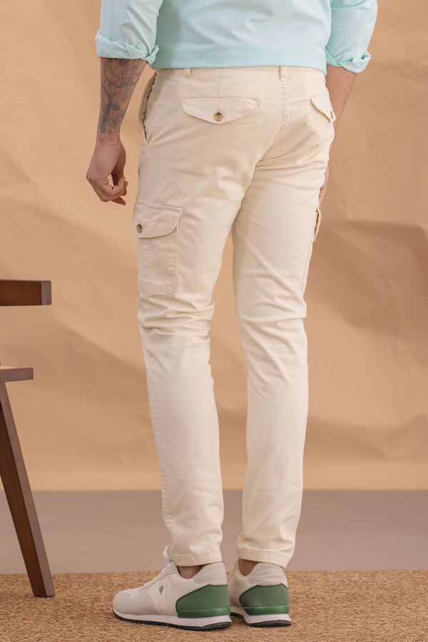 Celopman Pantal&oacute;n Chino Cargo Beige beige