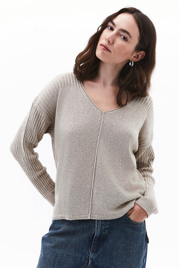 Jersey de cuello pico