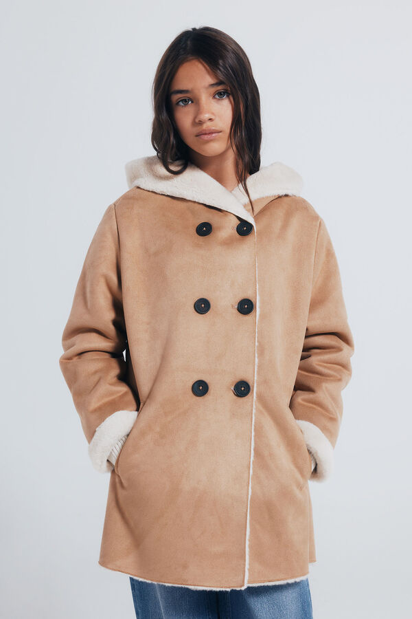 Springfield Kids Jaqueta de tecido trespassado para menina azul