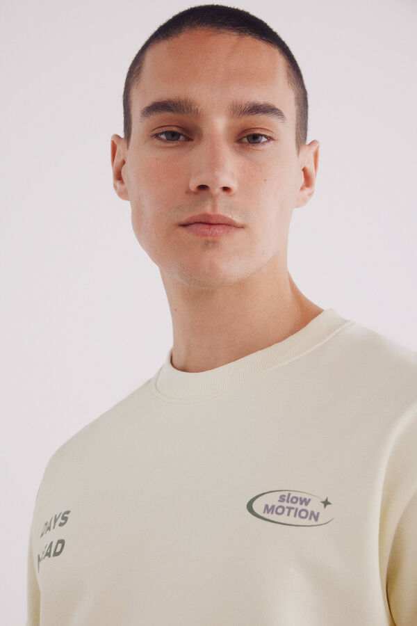 Springfield Sudadera slow motion amarillo