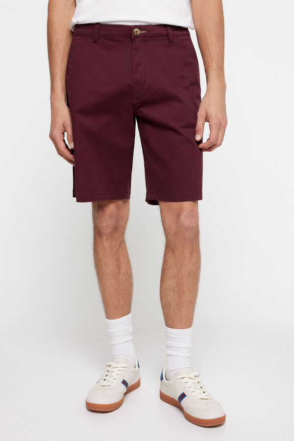 Springfield Bermuda color comfort fit burdeos