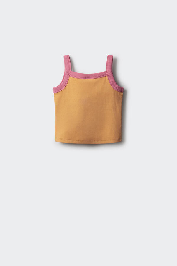 Springfield Kids malha de malha com alças para menina vermelho