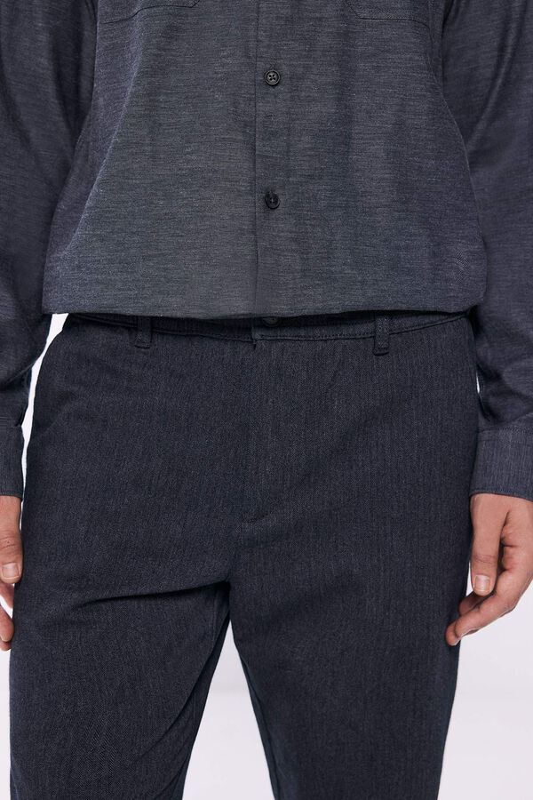 Springfield Pantal&oacute;n comfort slim fit gris