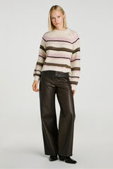 Jack & Jones Camisola riscas multicolorido bege