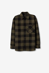 Tiffosi Young Camisa Cuadros Regular Fit kaki