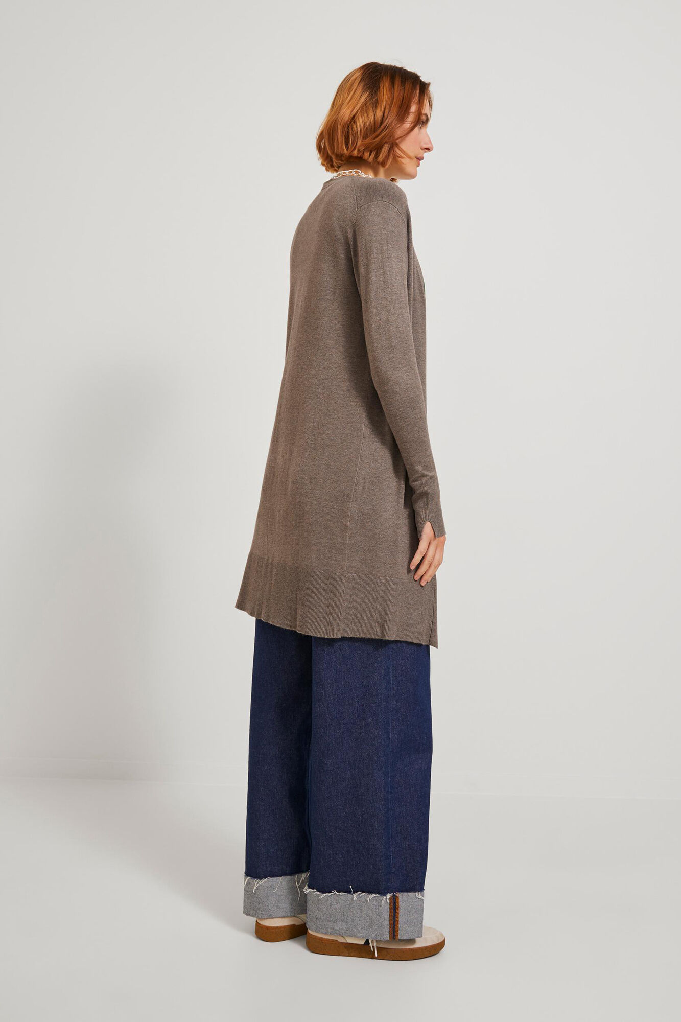 Jack & Jones C&aacute;rdigan de punto fino largo