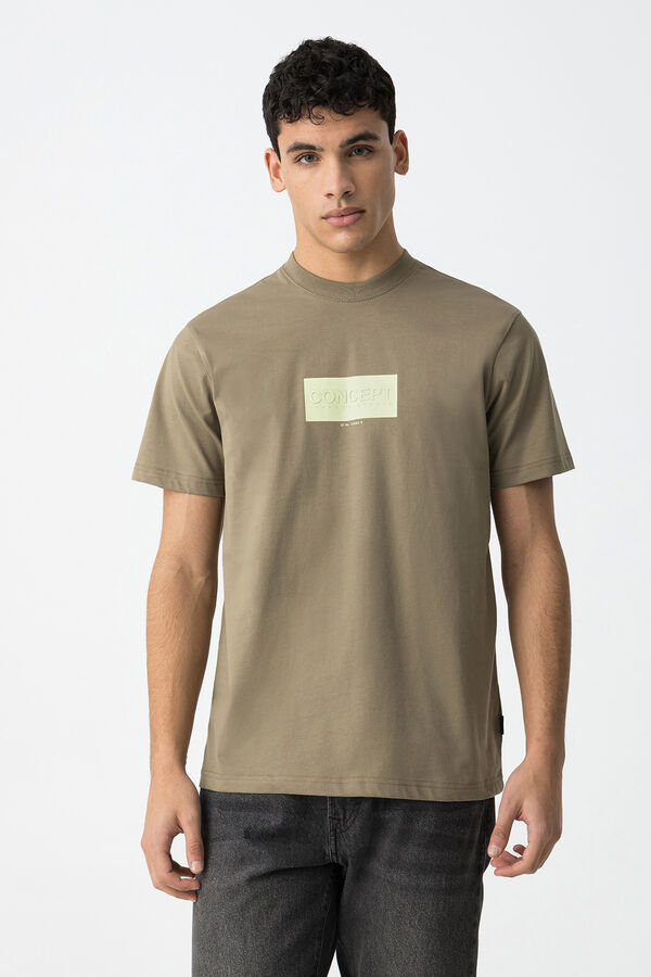 Tiffosi T-shirt estampada verde