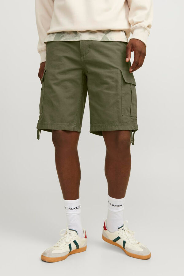 Jack & Jones Shorts cargo de regular fit verde