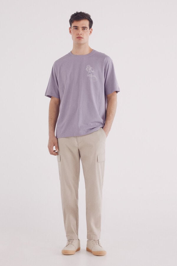 Springfield Camiseta Donald On Focus rosa