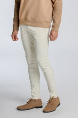 Celopman Chino Basico Skinny Croped beige