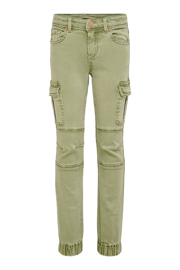 Only Girls Pantal&oacute;n cargo ni&ntilde;a verde