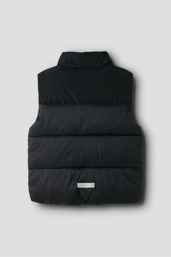 Name It Chaleco acolchado de ni&ntilde;o negro