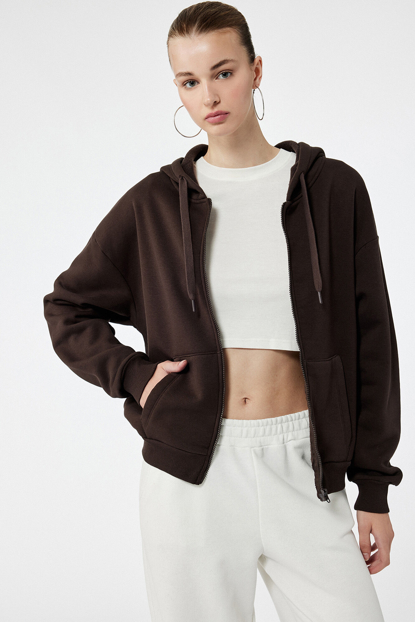 Koton Sudadera con cremallera