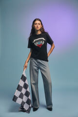 Springfield Camiseta "You´ll never catch me" negro