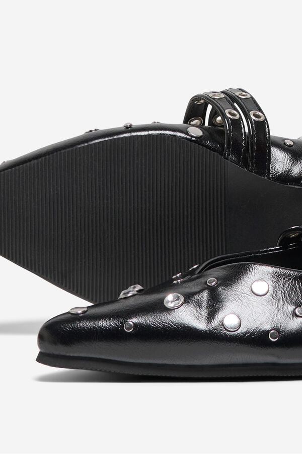 Only Shoes Zapatos planos de pico negro