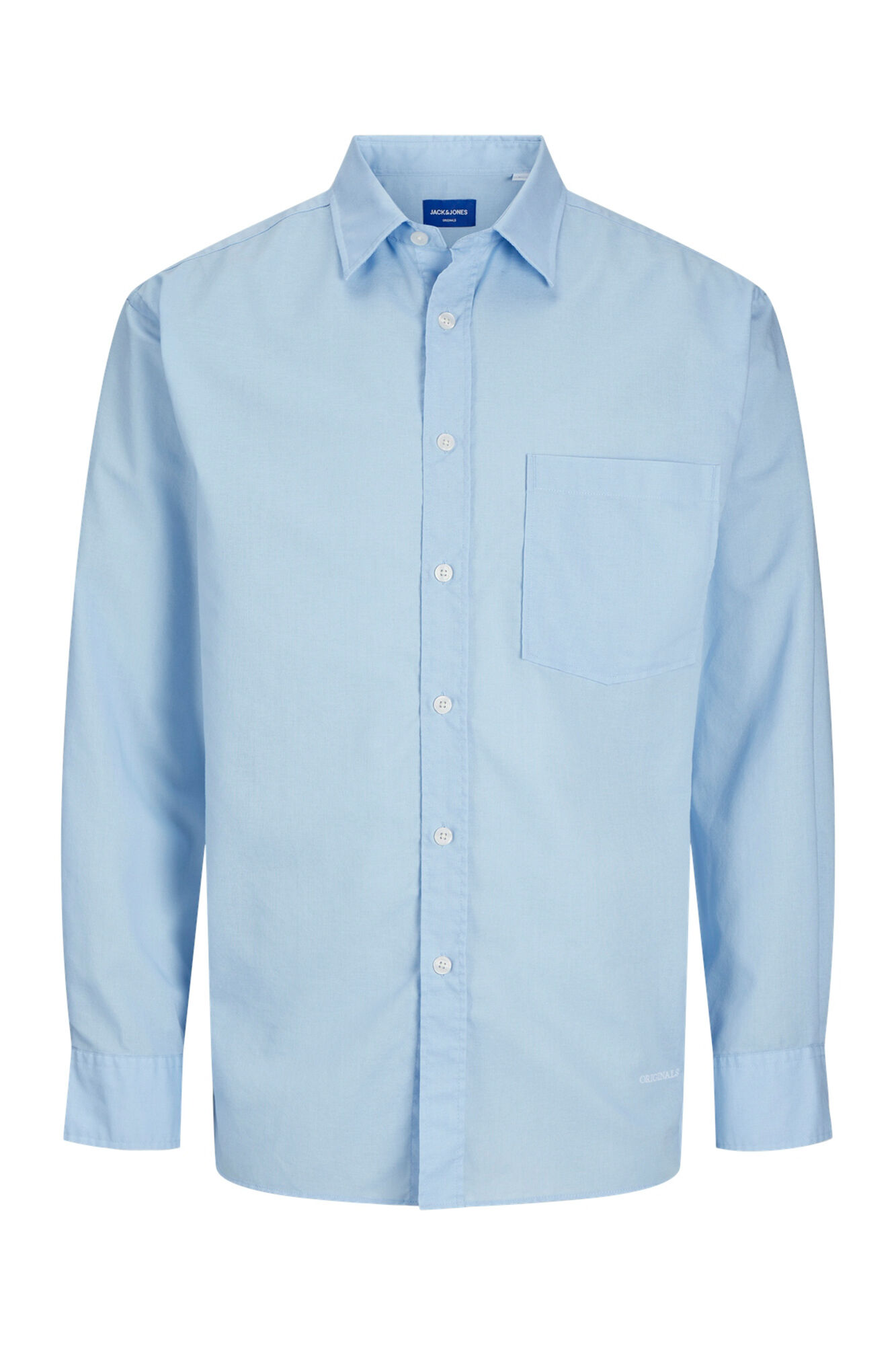 Jack & Jones Camisa oxford com corte descontra&iacute;do