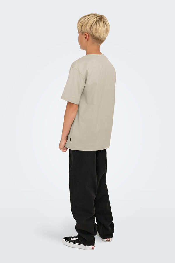 Only & Sons Junior Camiseta de modelagem relaxada cinzento