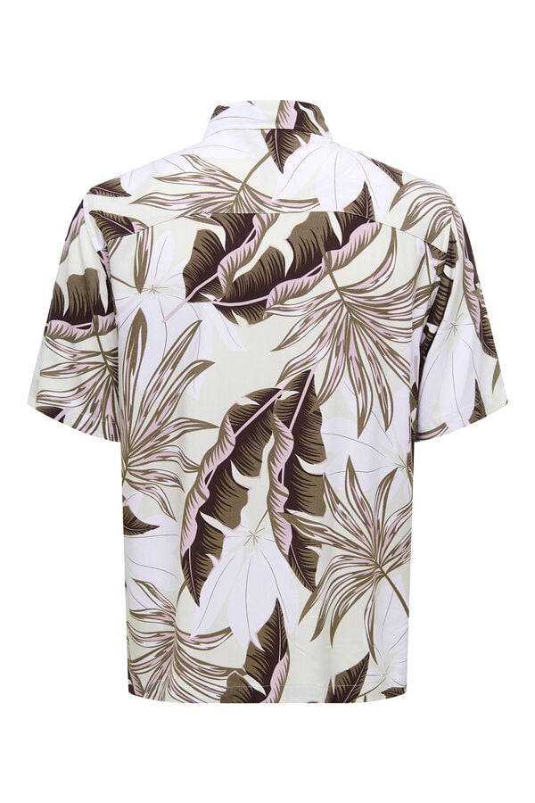 Only & Sons Camisa de manga curta branco