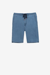 Tiffosi Bermuda Indigo Knit Slim Fit azul