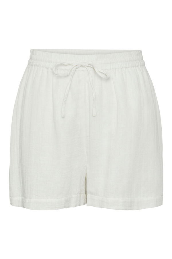 Pieces Short 100% algod&oacute;n blanco