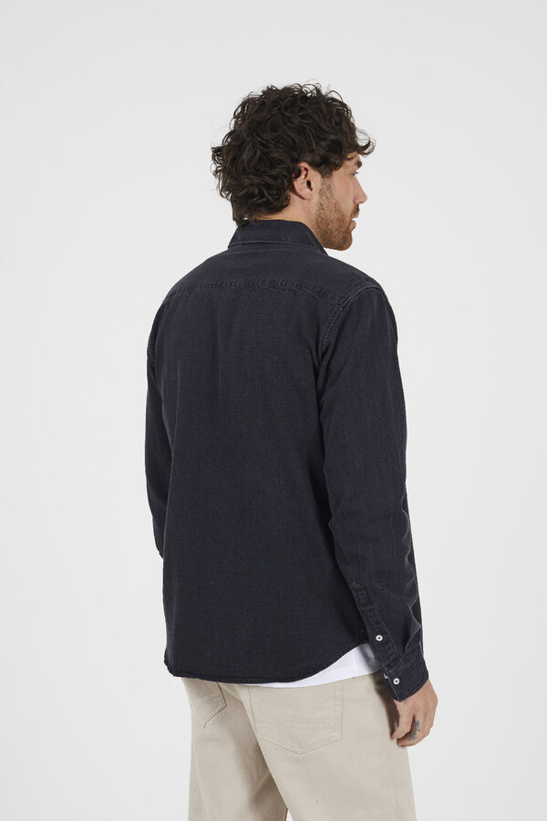 Brave Soul Camisa manga larga negro