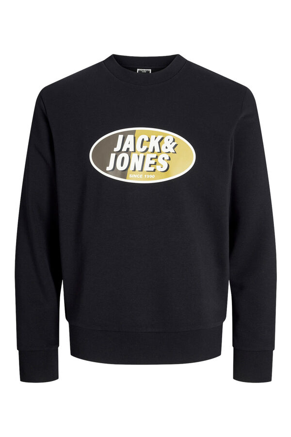 Jack & Jones Sudadera regular fit negro