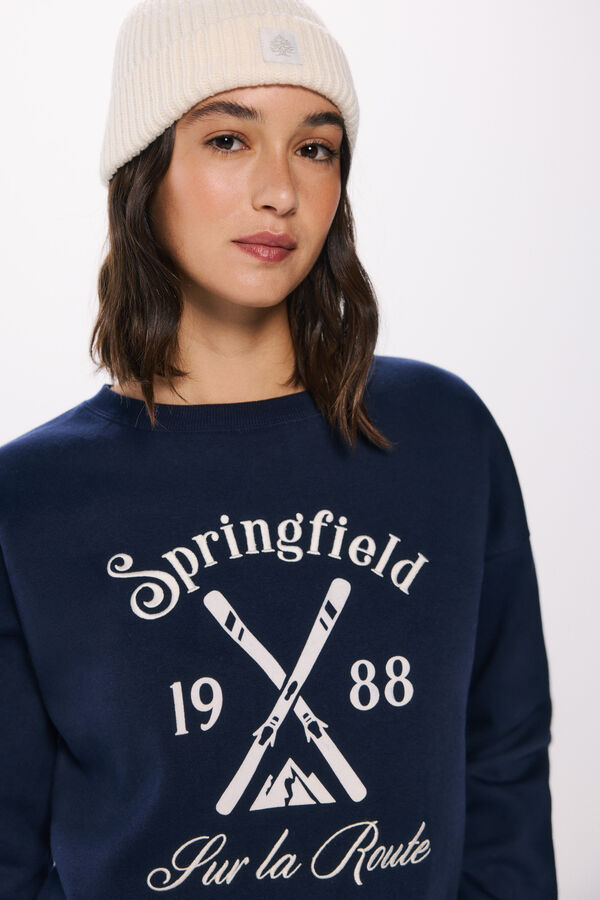 Springfield Sudadera "Springfield" azul