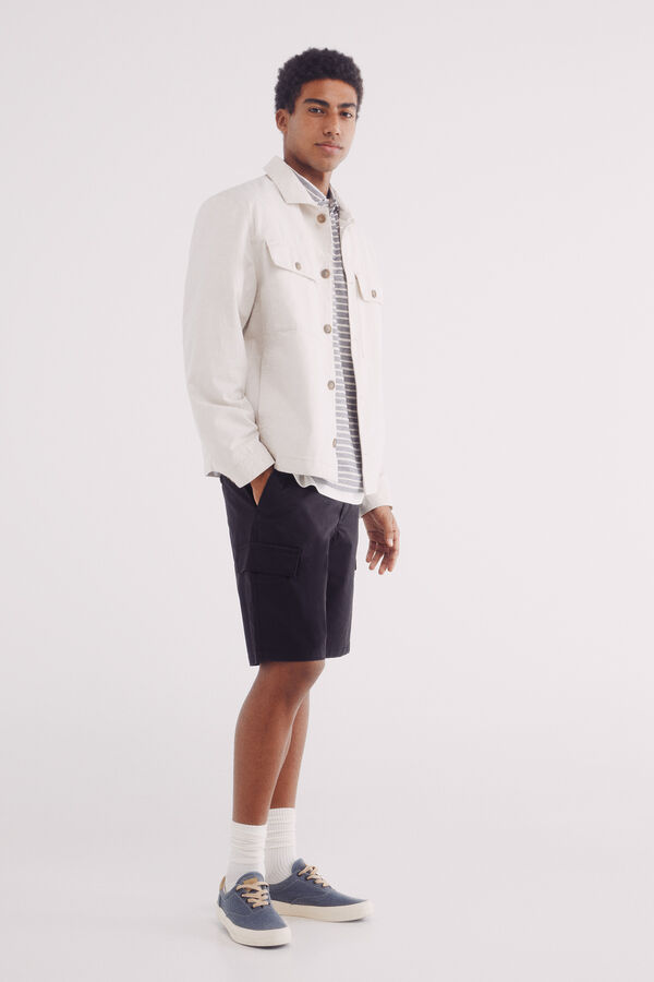 Springfield Bermuda cargo comfort fit negro