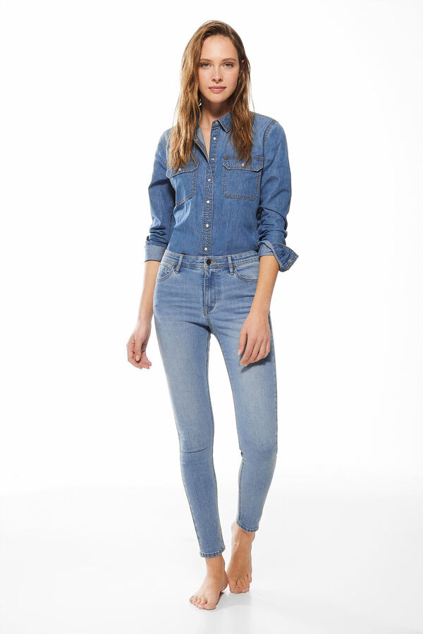 Springfield Jeans Jegging azul