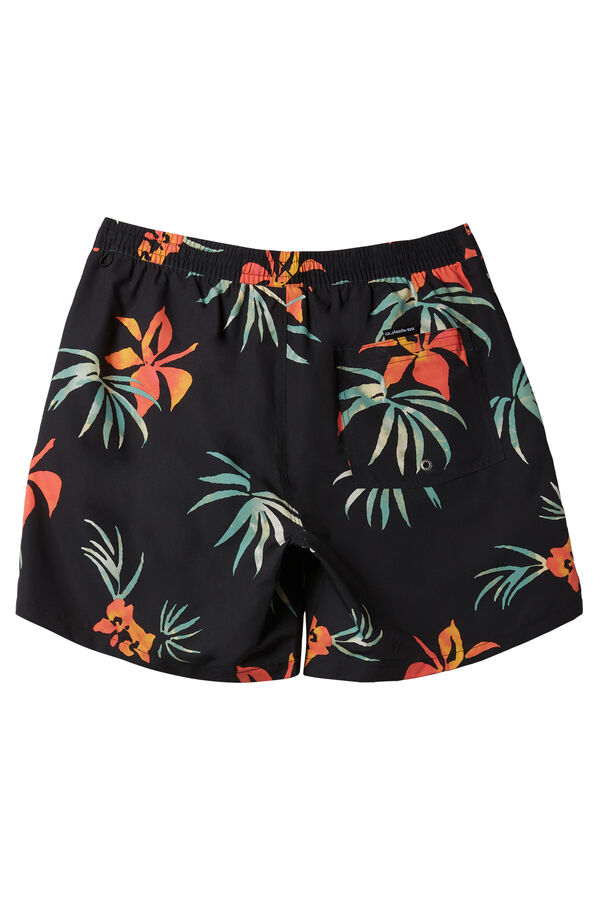 Quiksilver Everyday Mix Volley 15"- Cal&ccedil;&otilde;es de nata&ccedil;&atilde;o para homem preto