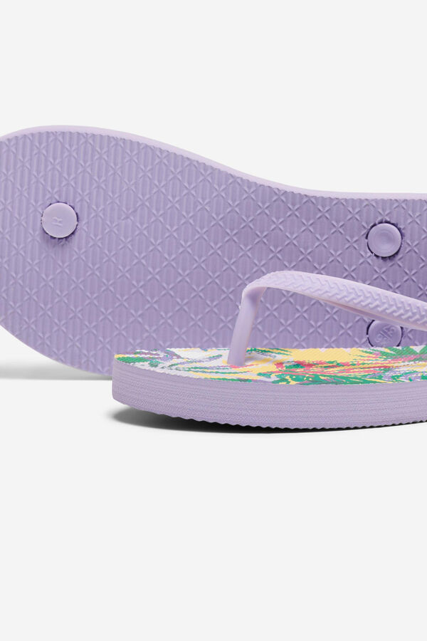 Only Chinelos de borracha branco