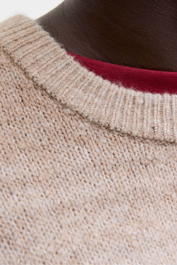 Jack & Jones Jersey degradado de punto marr&oacute;n