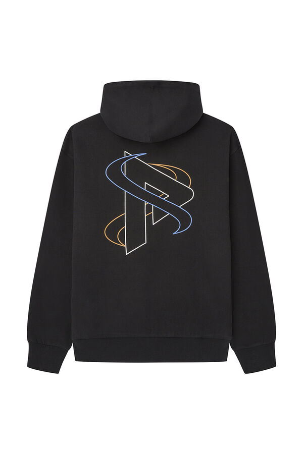 Springfield Sudadera capucha logo Pedri x Springfield negro