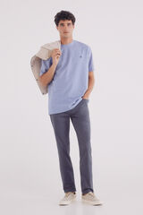 Springfield Pantal&oacute;n 5 bolsillos ligero lavado slim fit azul