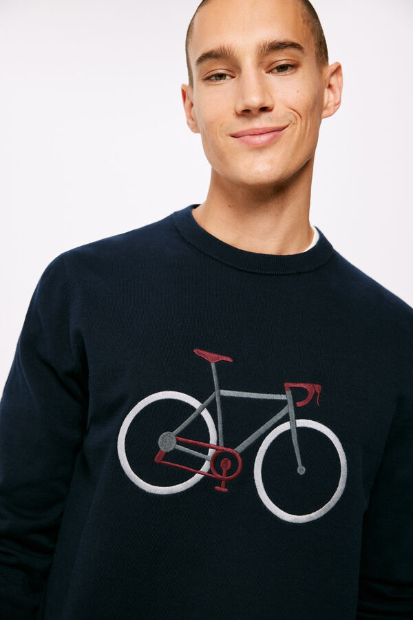 Springfield Jersey bicicleta azul