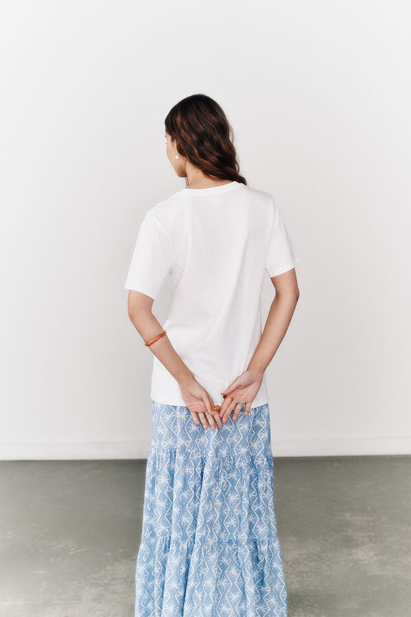 High Spirits Papaya t-shirt blanco