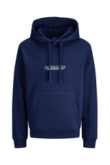 Jack & Jones PLUS Sweatshirt e logo capuz azul