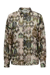 Only Camisa manga larga estampado kaki