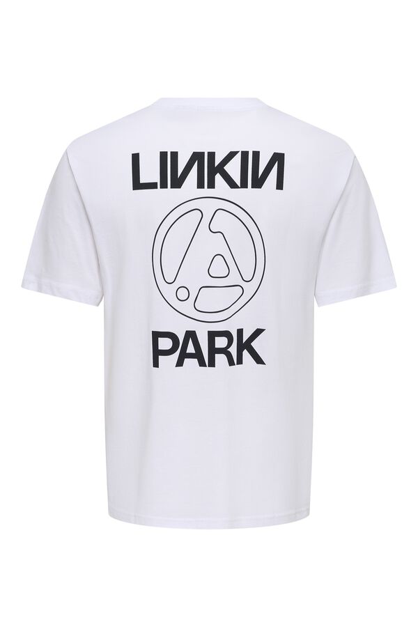 Only & Sons Pack 2 camisetas Linkin Park blanco