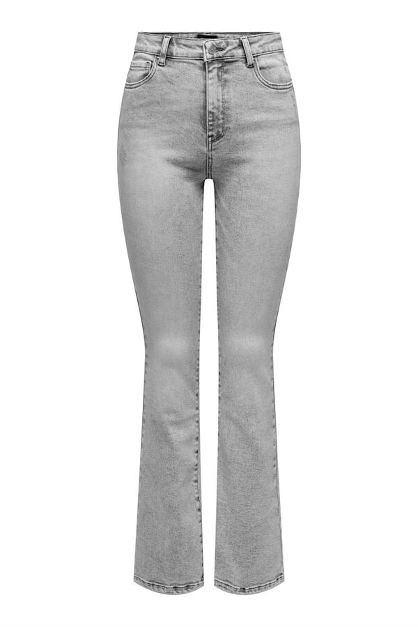 Only Cal&ccedil;a jeans boca de sino  cinzento