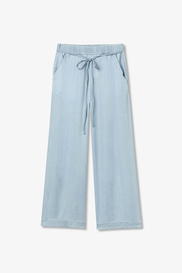 Tiffosi Calças fluídas azul