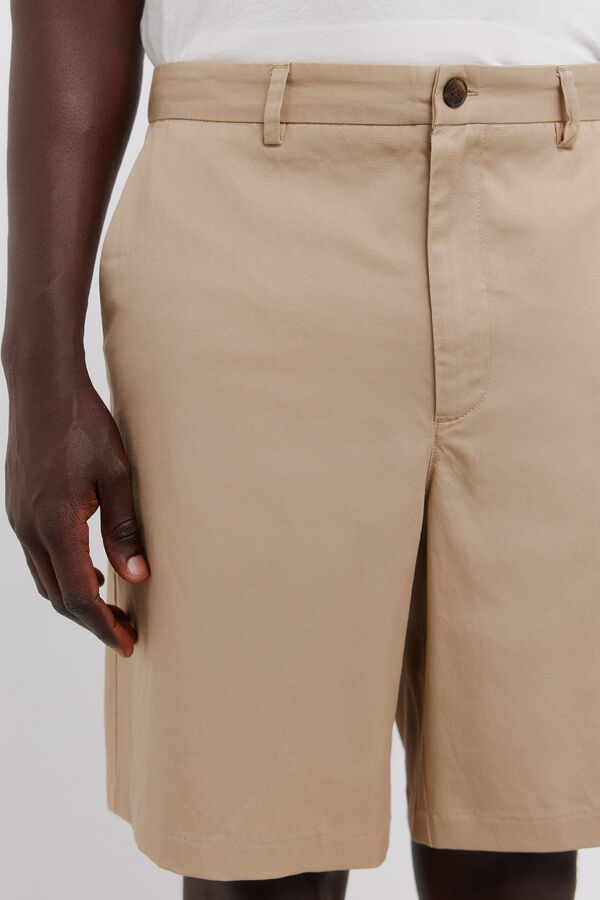 Springfield Bermuda fluida wide fit beige