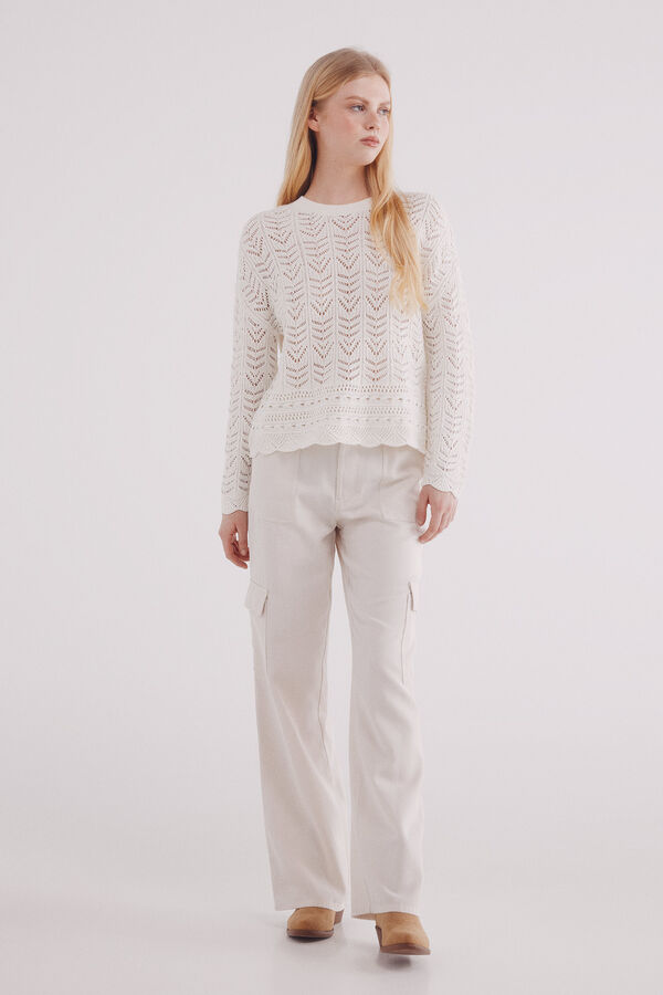 Springfield Jersey pointelle blanco