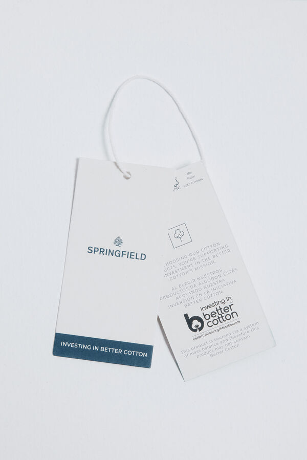 Springfield Camiseta gr&aacute;fica americana nude