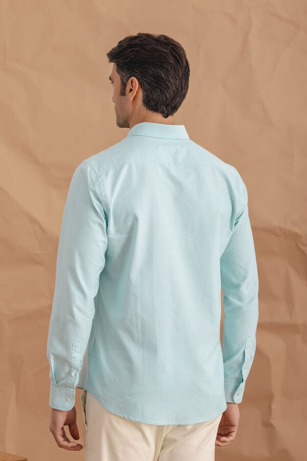 Celopman Camisa Oxford beige