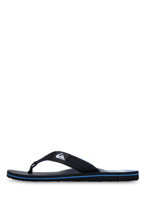 Quiksilver Sand&aacute;lias com tira de lona preto
