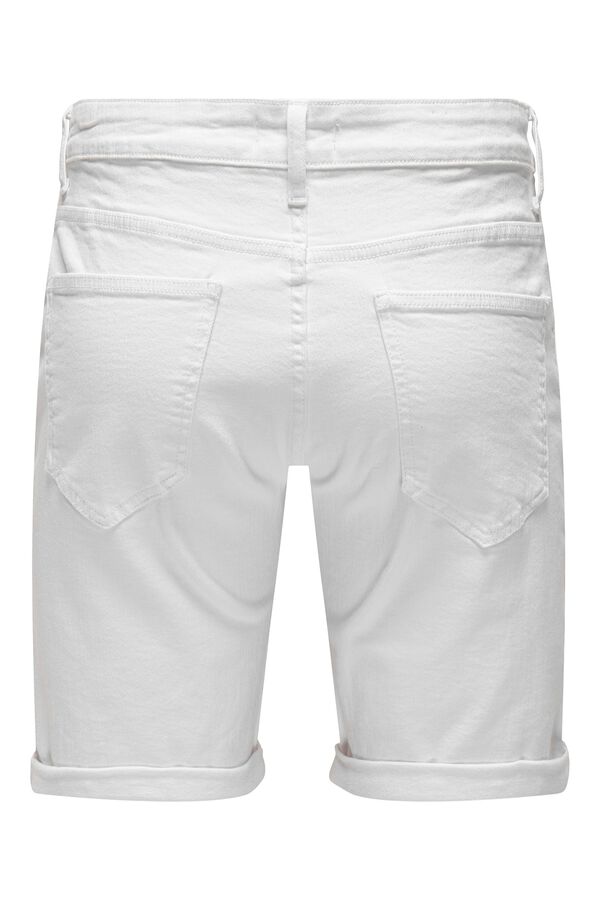 Only & Sons Bermuda jeans branco